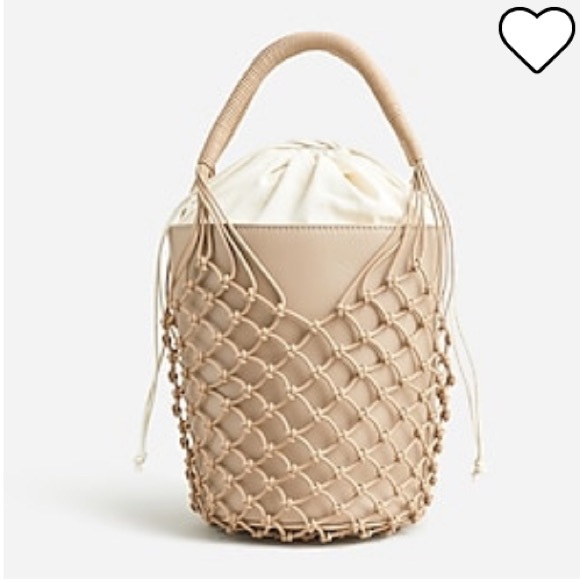 J. Crew Handbags - J.Crew Sedona leather basket bag, NWT